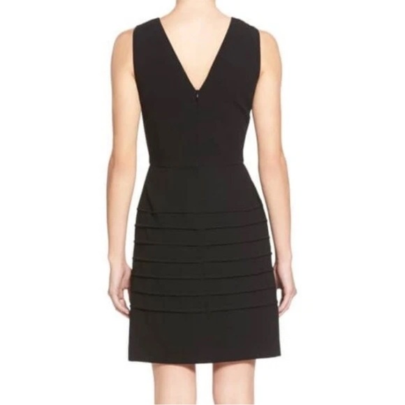 Madewell Black Crepe dress Midnight Sleeveless Cocktail - Picture 2 of 9